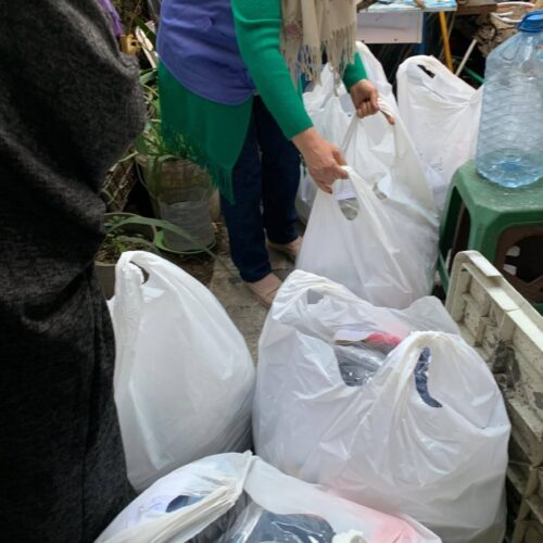 Distribution of winter clothing
